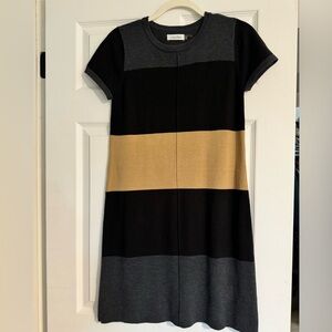 Calvin Klein short sleeve sweater dress